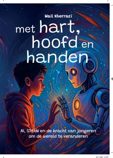 Boekomslag Met Hart, Hoofd en Handen van Wail Kherrazi